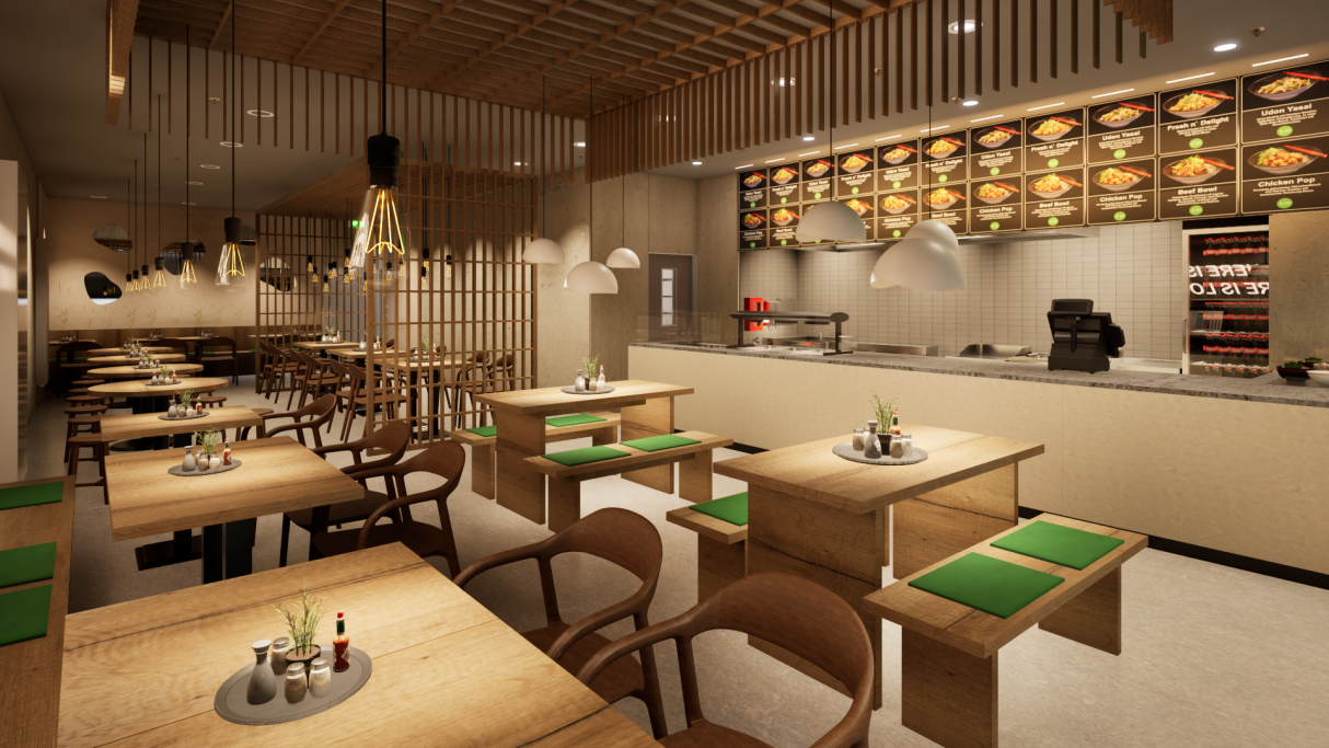 Visualisierung - Asia-Restaurant Visualisierung - Asia-Restaurant