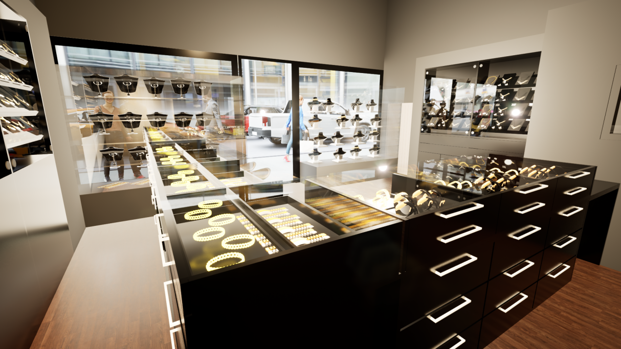 Visualisierung Ladenbau Juwelier Visualisierung Ladenbau Juwelier
