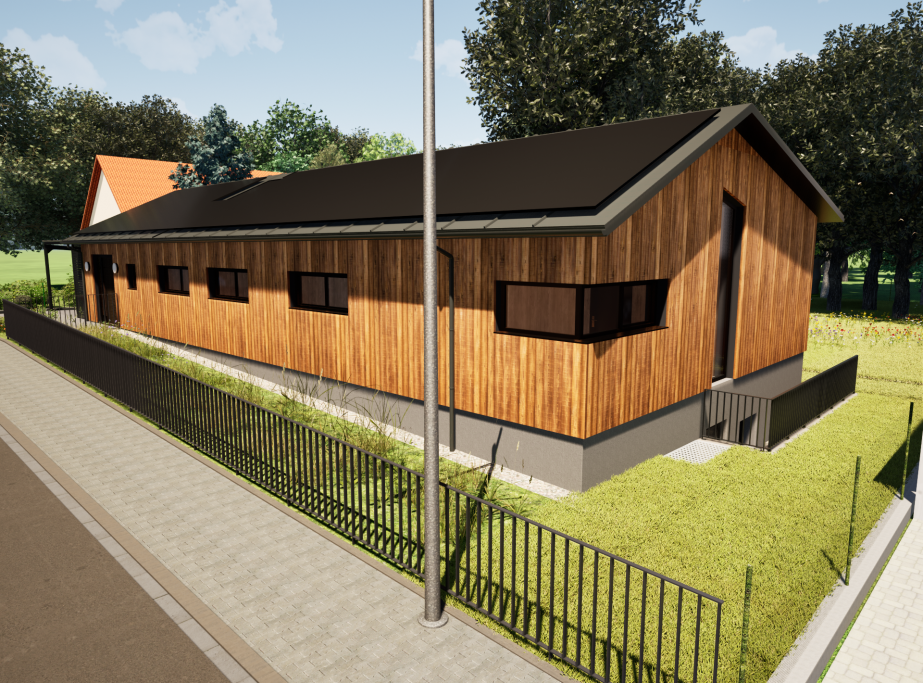 Architektur Visualisierung Holzhaus Architektur Visualisierung Holzhaus