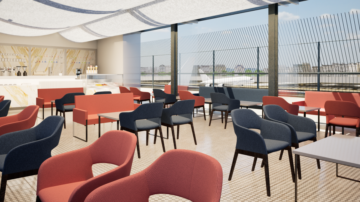 Visualisierung Airport-Café Visualisierung Airport-Café