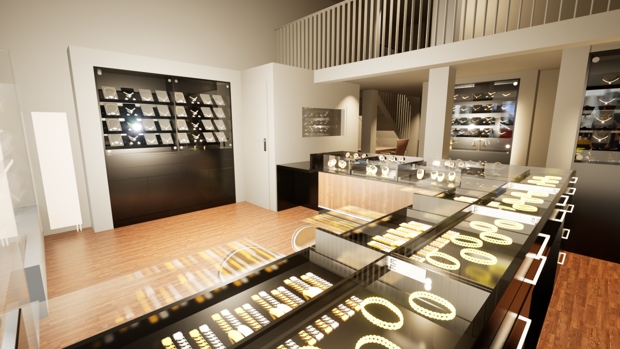 Visualisierung Ladenbau Juwelier Visualisierung Ladenbau Juwelier