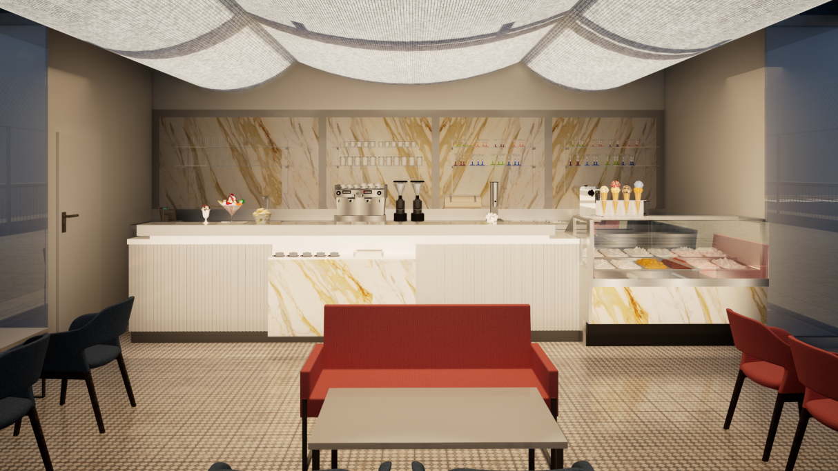 Visualisierung Airport-Café Visualisierung Airport-Café
