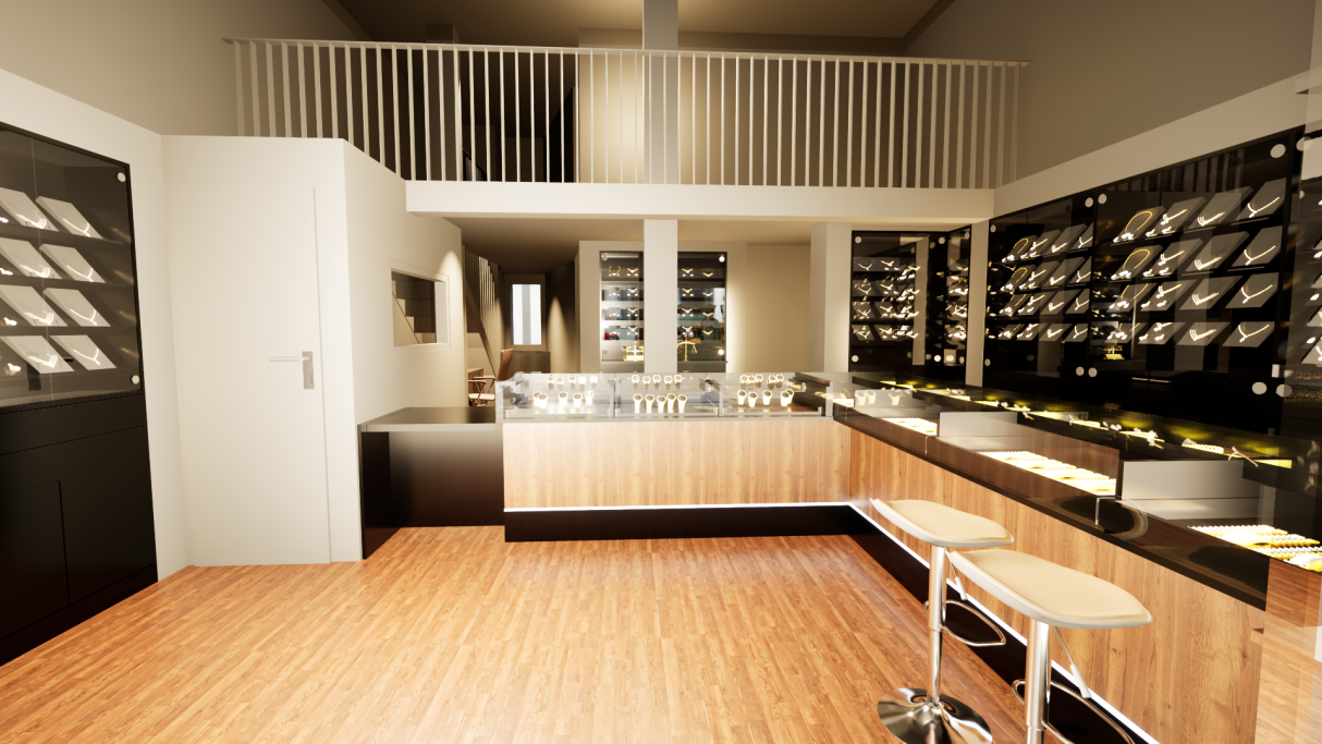 Visualisierung Ladenbau Juwelier Visualisierung Ladenbau Juwelier